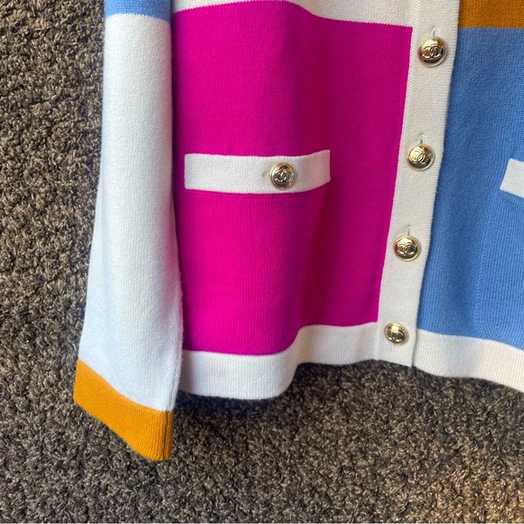 CHANEL 20K Cashmere Cardigan 46 / S-M NWT - Picture 4 of 14